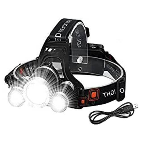 Victoper Wesho Rechargeable Headlight with 3 Lights