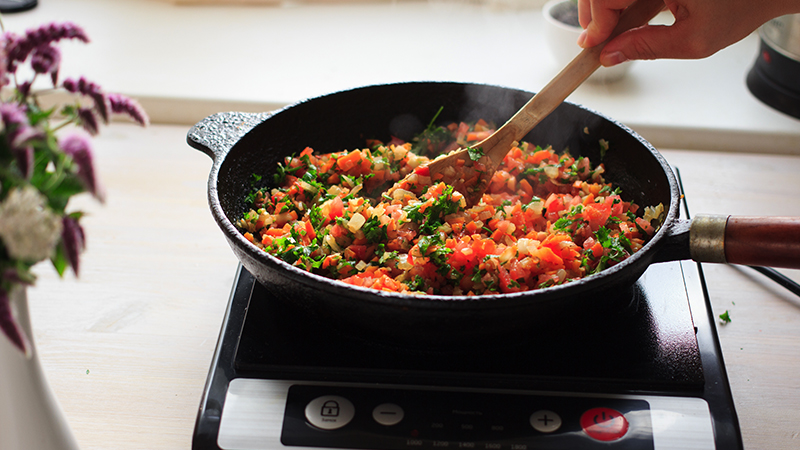 Cast Iron Induction Pan