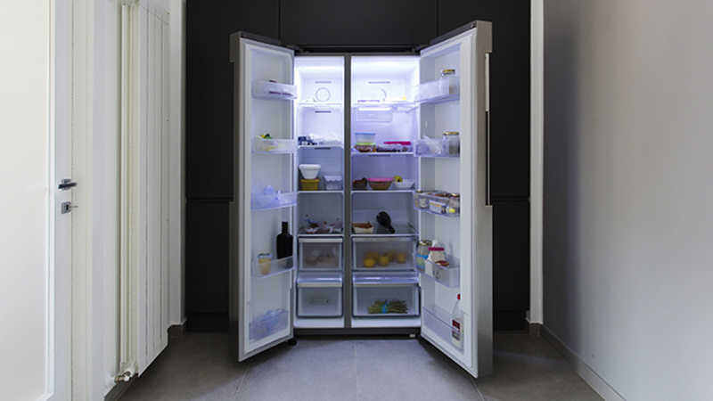 side by side fridge