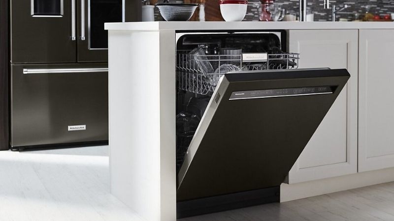 Integrated dishwasher