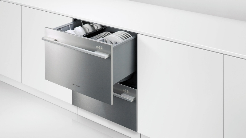 Slimline dishwasher