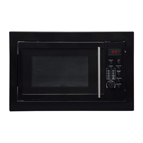 SIA Black Built-In Digital Timer Microwave