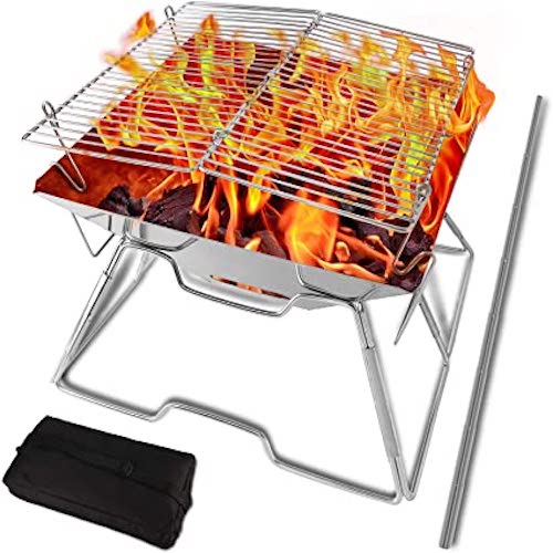 Skysper Camping BBQ and Fire Pit 