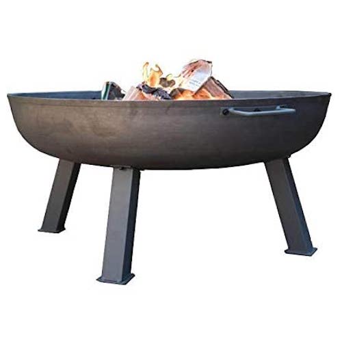 Gardenesque Hoole Collection Cast Iron Fire Pit with Stand