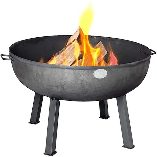 Large Cast Iron Garden Fire Pit