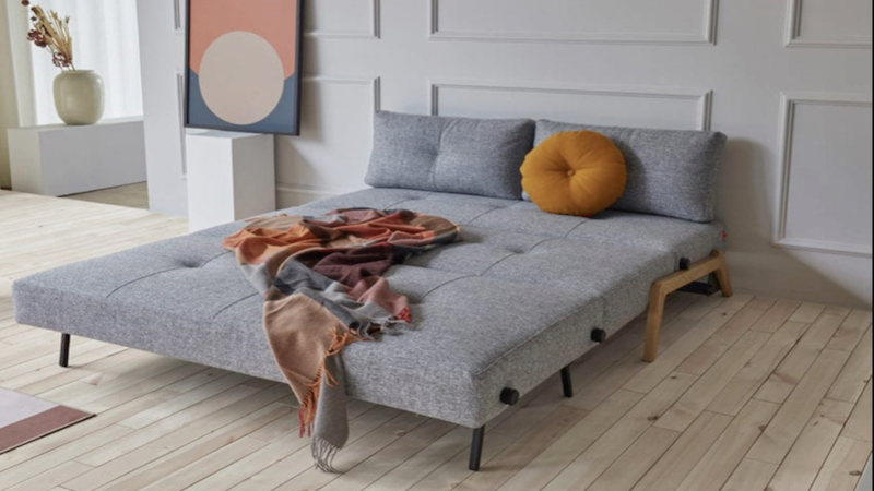 Grey sofa bed