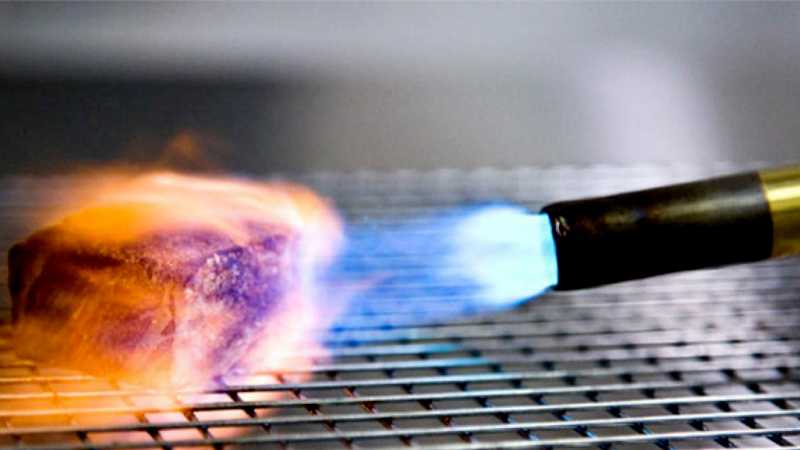 Black kitchen blowtorch