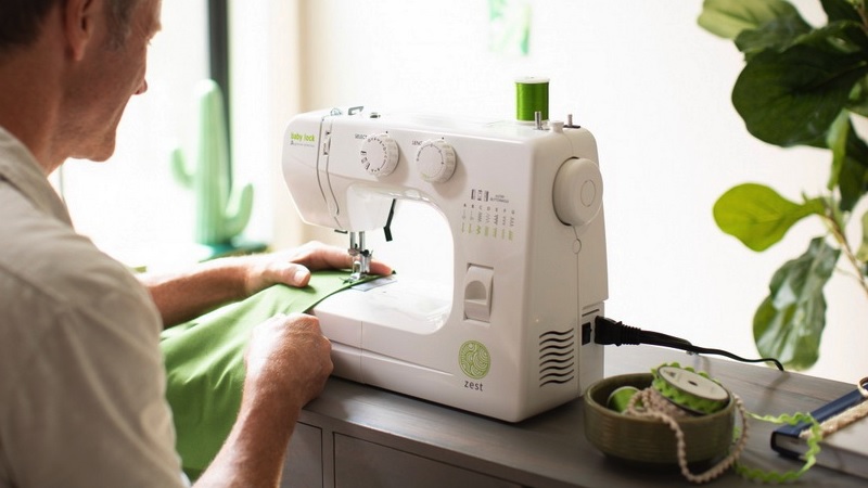 Using a sewing machine