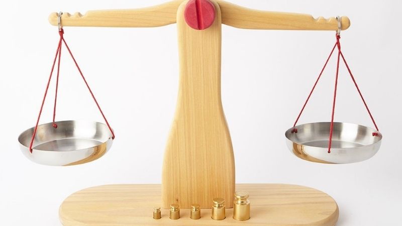 Balance kitchen scales