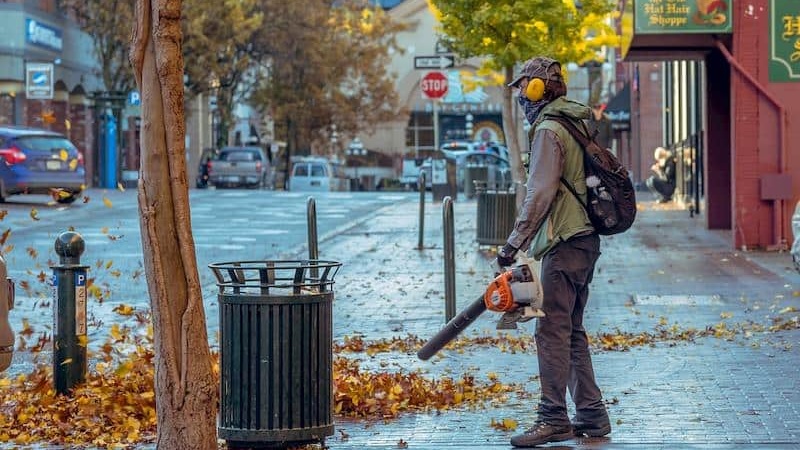 Cordless leaf blower