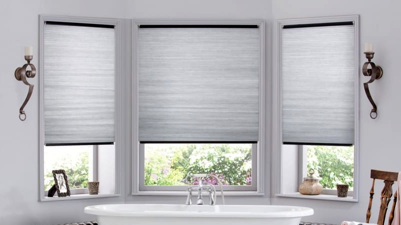 Waterproof bathroom blinds