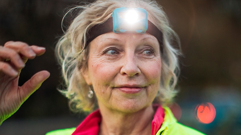 Single LED head torch