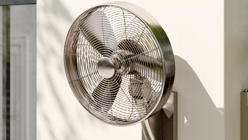 Wall mounted cooling fan