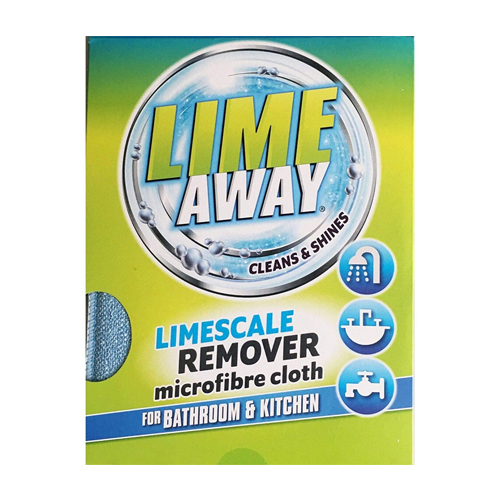 Limescale Remover Microfibre Cloth for Bathroom and Kitchen Cleaning