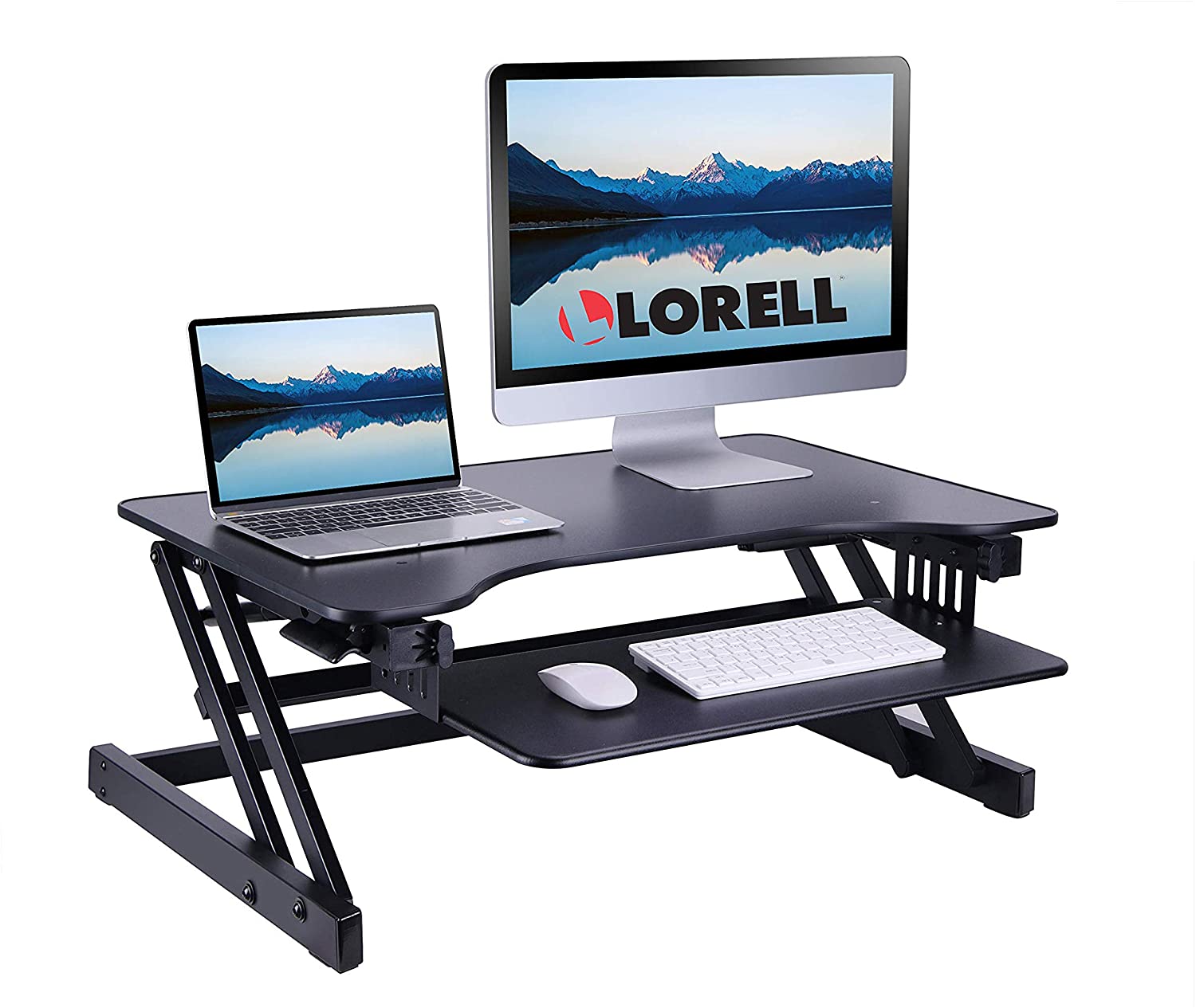 Lorell Sit-to-Stand Monitor Riser