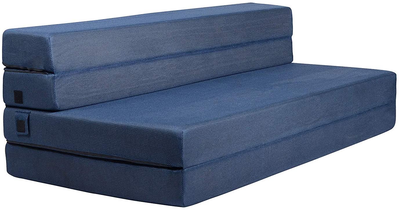 Milliard Tri-Fold Foam Folding Mattress and Sofa Bed