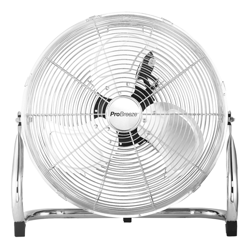 Pro Breeze Chrome Floor Fan