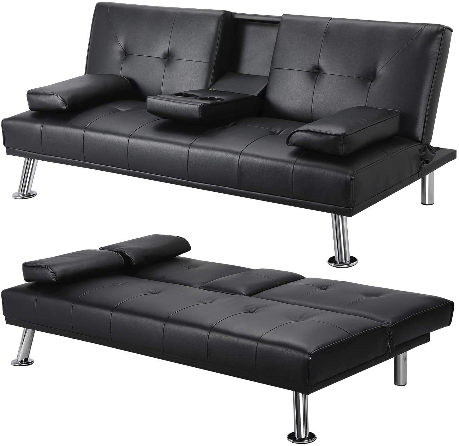 Yaheetech Click Clack Sofa Bed