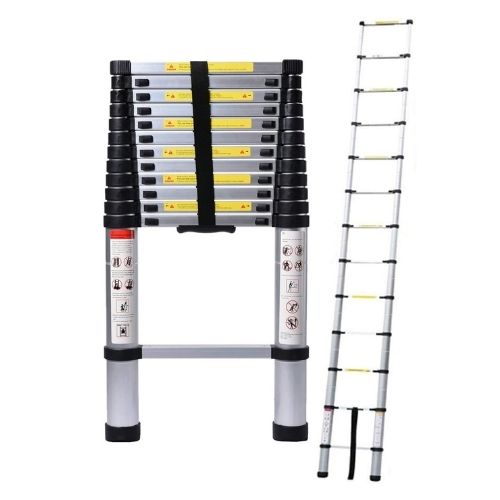 Autofu Aluminium Extension Folding Telescopic Loft Ladder