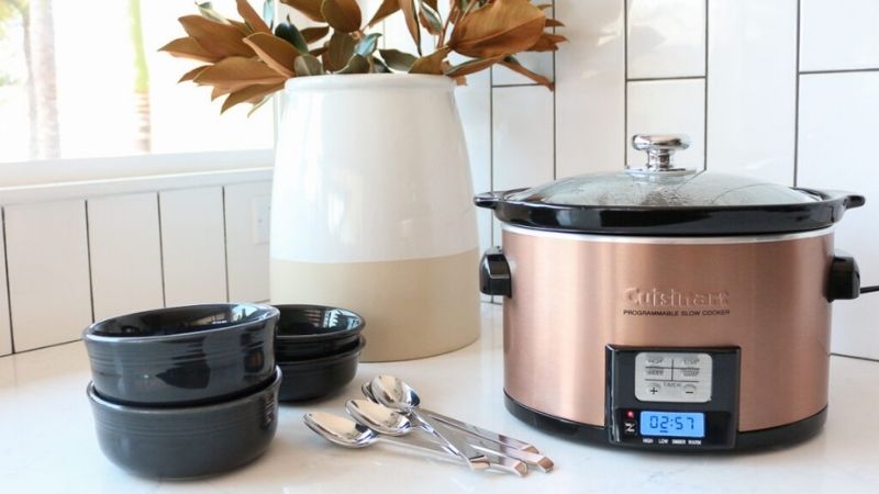 Copper slow cooker