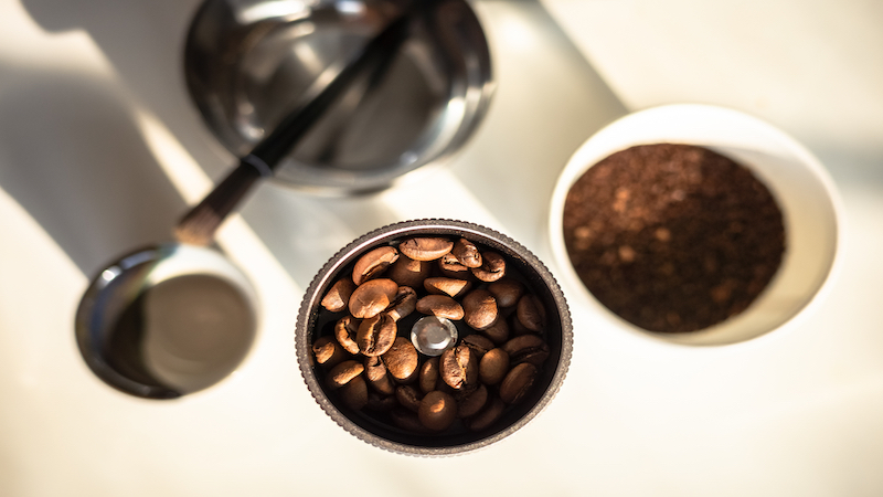 a coffee grinder