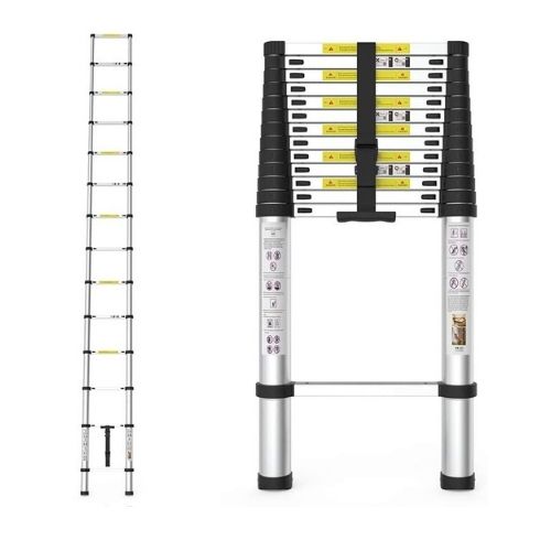 5M Aluminium Telescopic Ladder by Finether