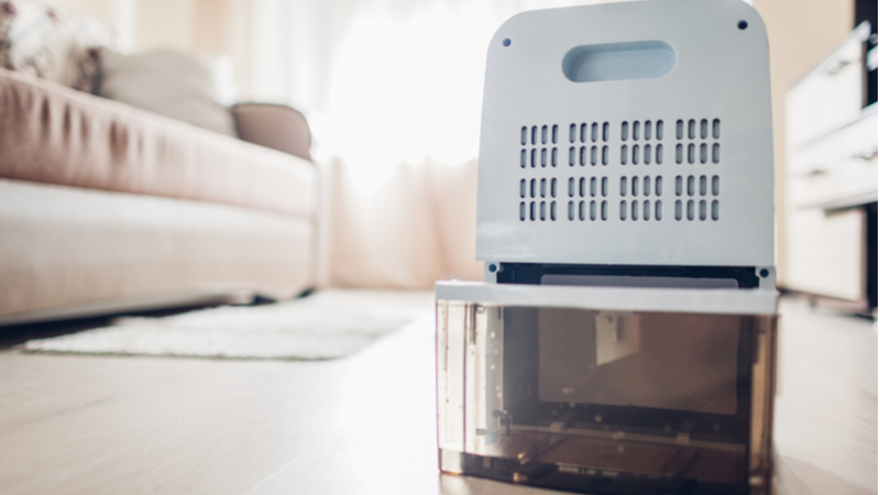 dehumidifier in lounge