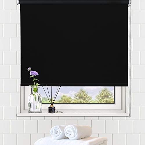 Luckup black waterproof blackout blinds