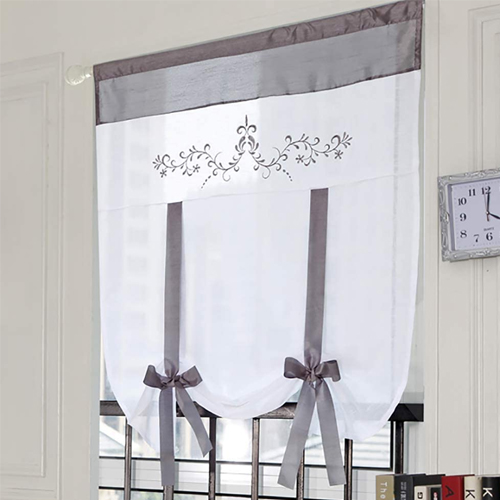 Simpvale 1 piece tie up sheer roman blinds